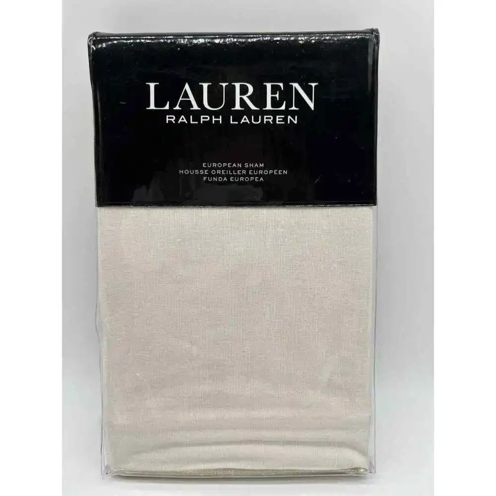 Lauren Ralph Lauren Estella Paisley One Euro Sham Classic Cream $170 NWT,
